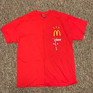 Travis Scott Cactus Jack McDonald’s T-Shirt *NEW*